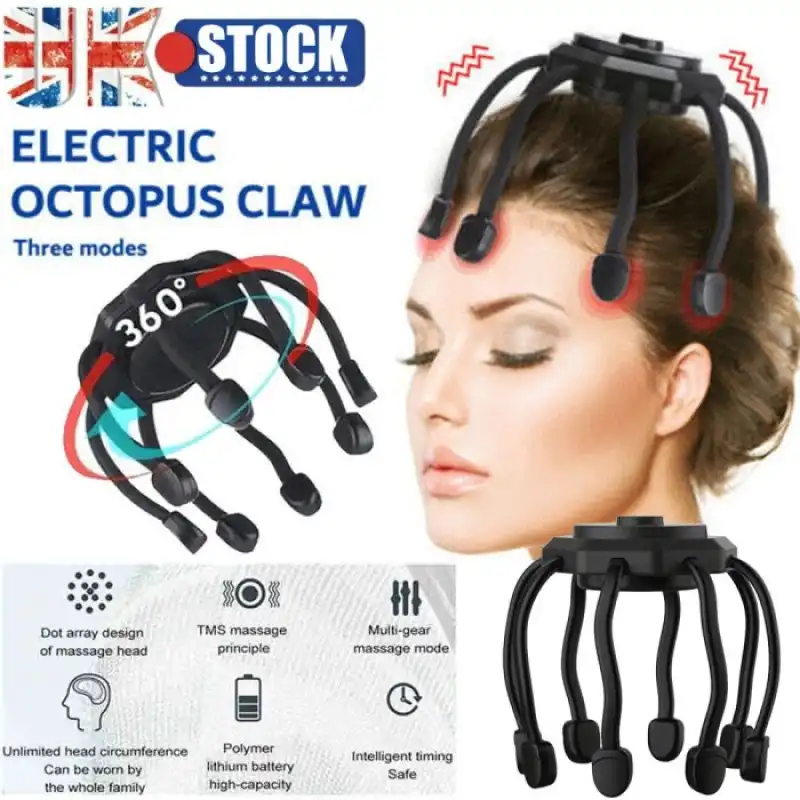 Rechargeable  Head Massager Therapy Device