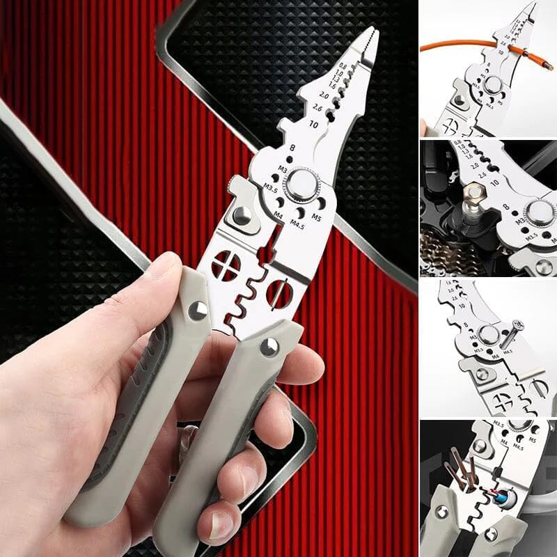 Multifunctional Wire Stripper (এক প্লাসেই সব সমাধান )