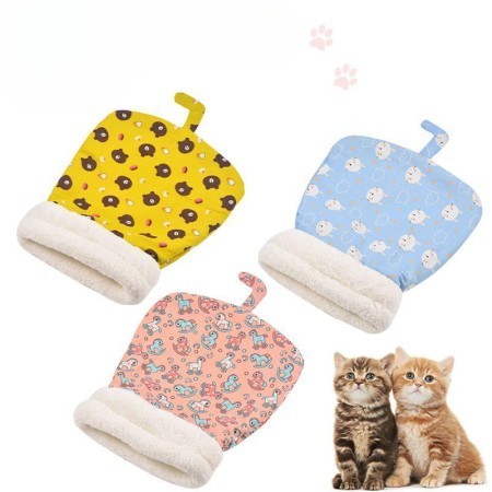 ( 1pes) cozy warm sleeping bag for cats